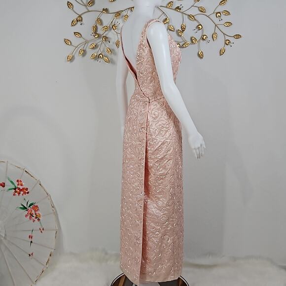 Vintage Emma Domb Sequin Gown Size Small - Picture 5 of 16